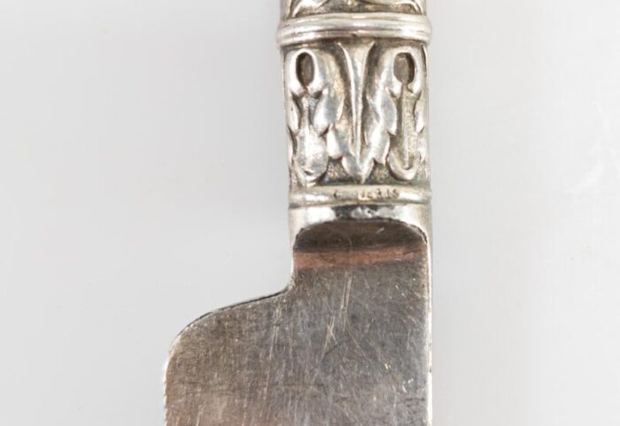 19th century american florida sterling silver grape fruit or cheese knife 9925