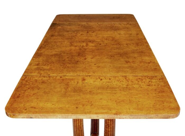 19th century biedermeier burr birch coffee table 9