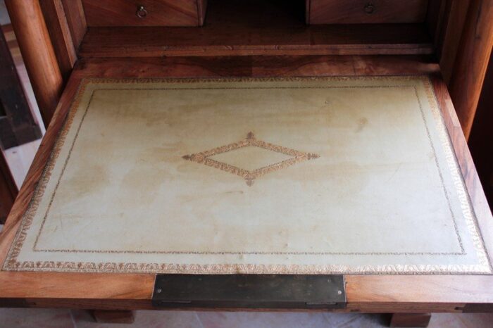 19th century empire walnut secretaire 6