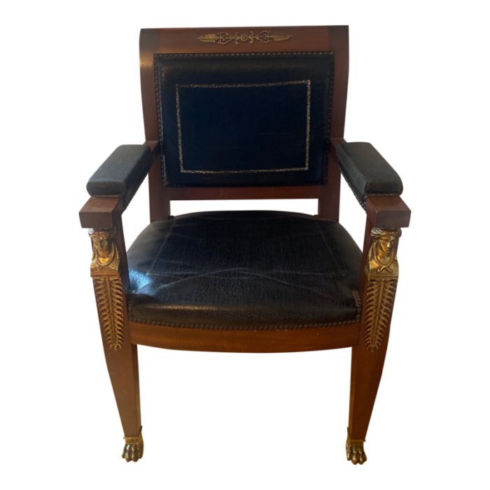 19th century french empire armchair 3975