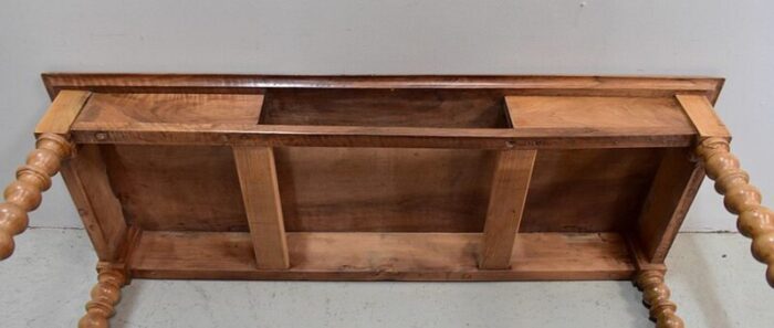 19th century louis philippe solid blond walnut trolley 24