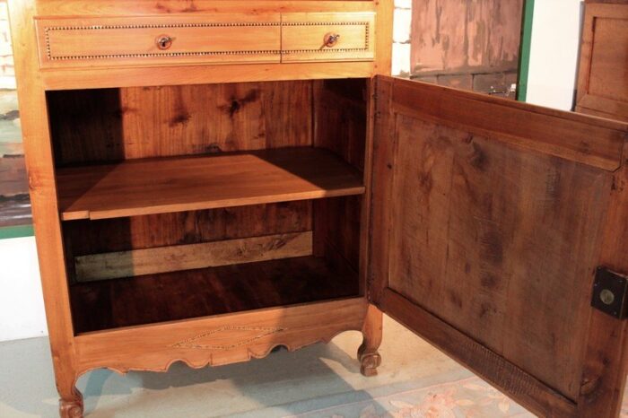 19th century louis xv cherrywood cabinet 4