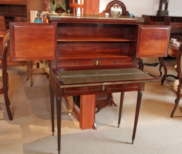 19th century louis xvi mahogany desk 4