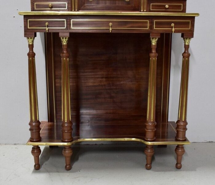 19th century louis xvi style mahogany cabinet 19