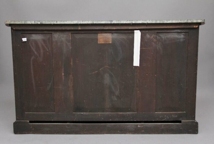 19th century rosewood breakfront cabinet 3