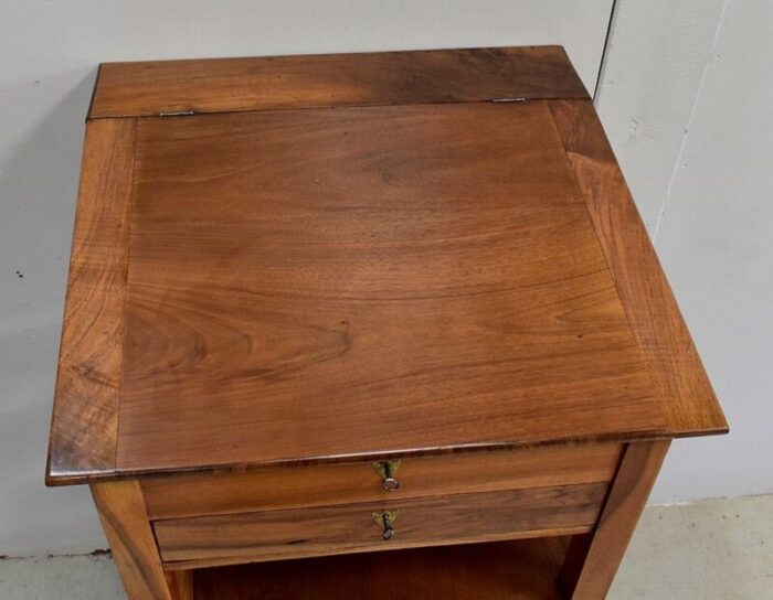 19th century solid walnut notary desk 5