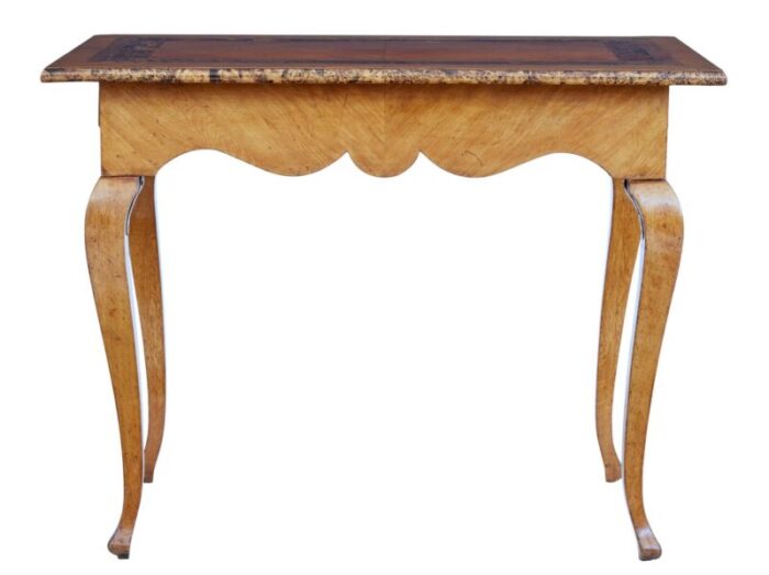 19th century swedish alder root console table 1