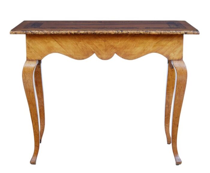 19th century swedish alder root console table 8