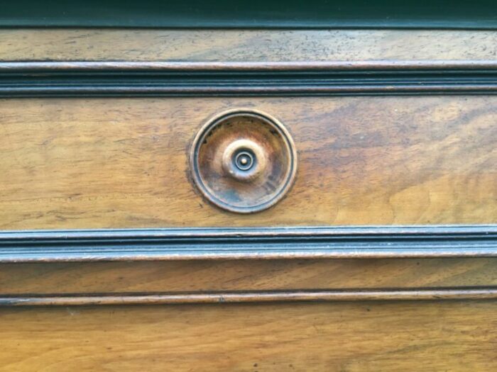 19th century walnut chest of drawers 8