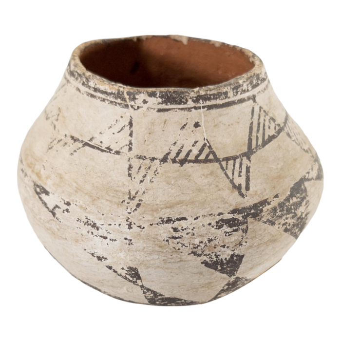 19th or 20th century southwestern native american pueblo acoma geometric pot 1522