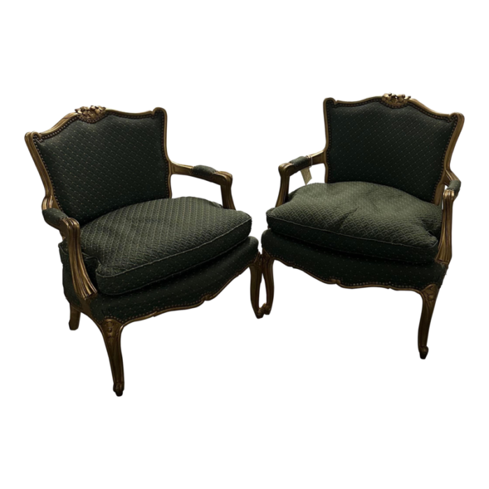 20th century french arm chair 2 piece 4157