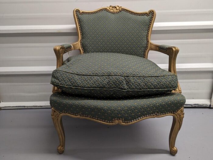 20th century french arm chair 2 piece 4379