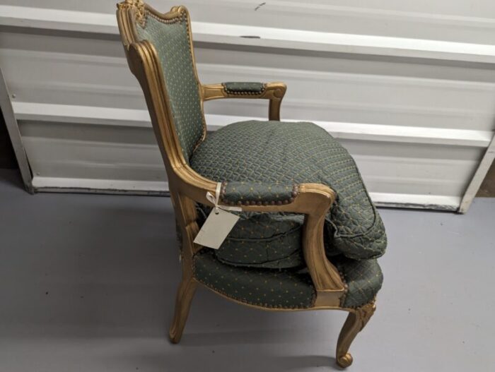 20th century french arm chair 2 piece 7355