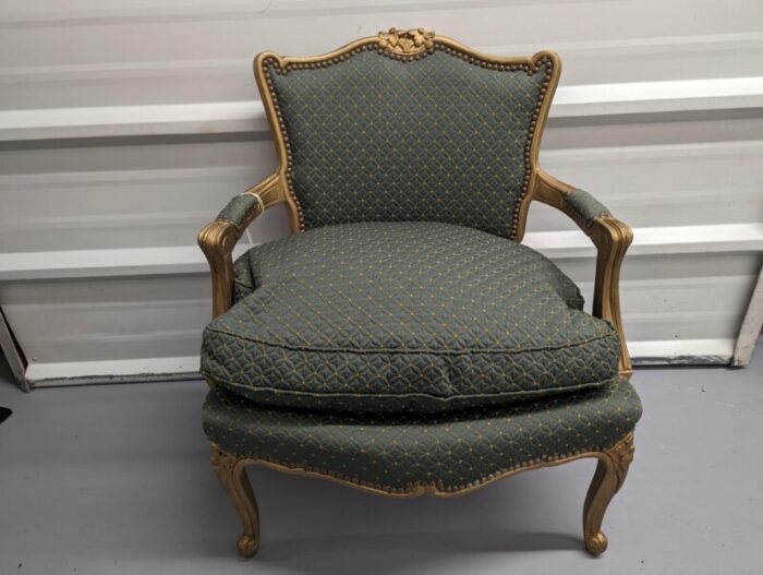 20th century french arm chair 2 piece 8204