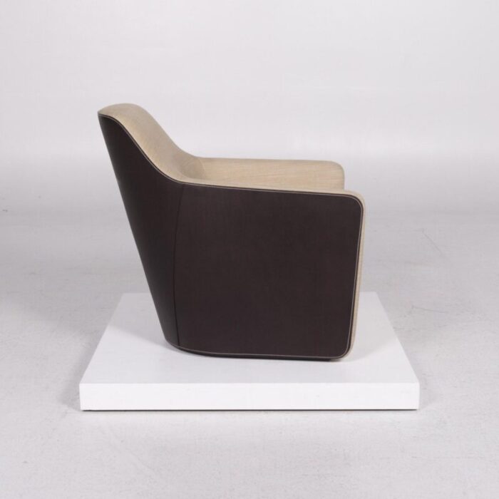 520 brown leather armchair by norman foster for walter knoll 7