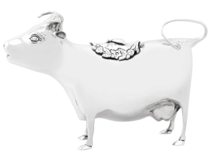 A3043c sterling silver cow creamer master