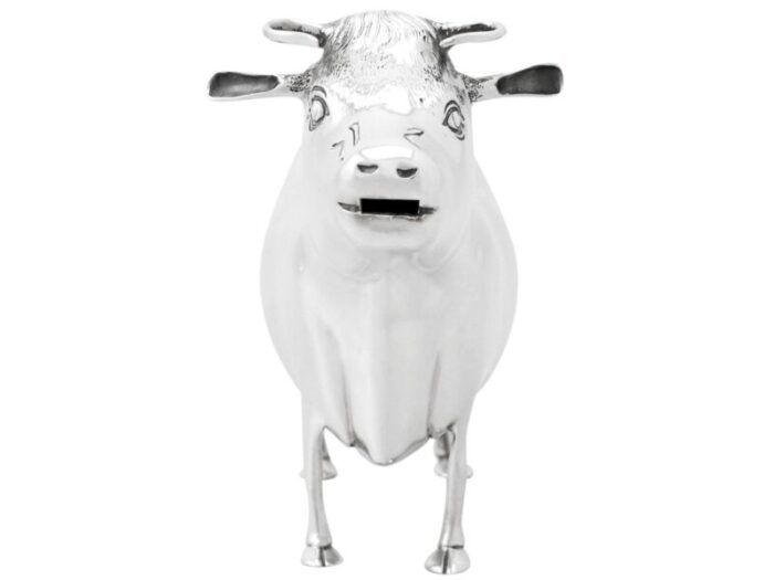 A3043d sterling silver cow creamer master