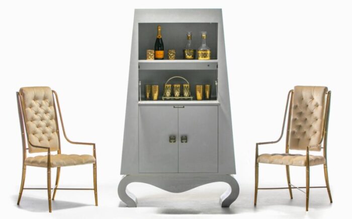 Hollywood Regency Bar Cabinet master