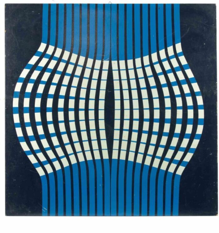 aldo moriconi geometric composition enamel on wood 1967 6994