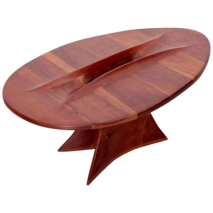 american studio free form coffee table 1970s 1