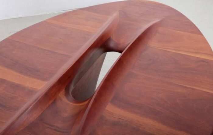 american studio free form coffee table 1970s 3