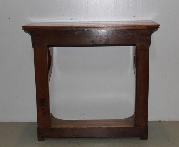 antique 19th century birch console table 10