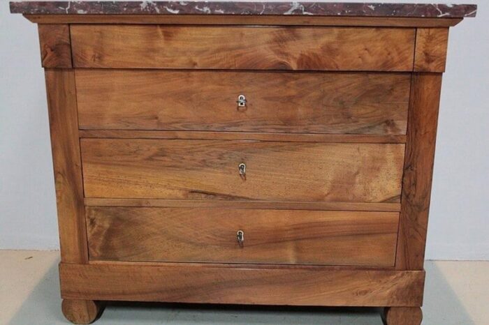 antique 19th century walnut dresser 2