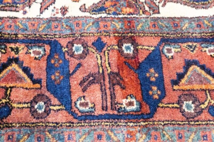 antique afshar rug 511 x 74 0971