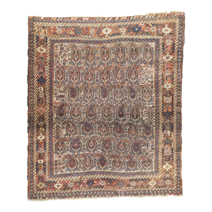 antique afshar rug 52 x 6 2221