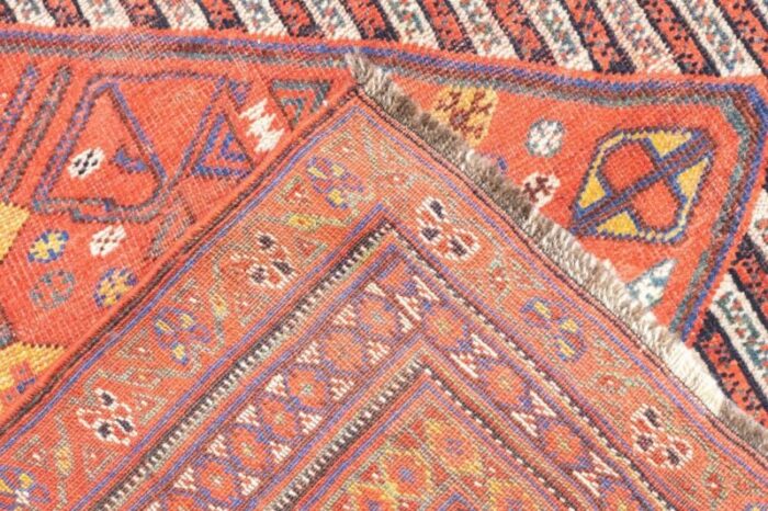 antique afshar rug 73 x 1011 6893