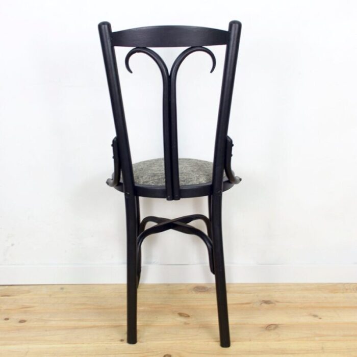 antique art nouveau wooden dining chair 5