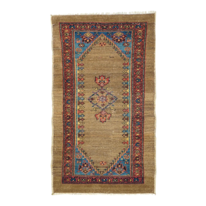 antique bakshayesh rug 24 x 41 9892