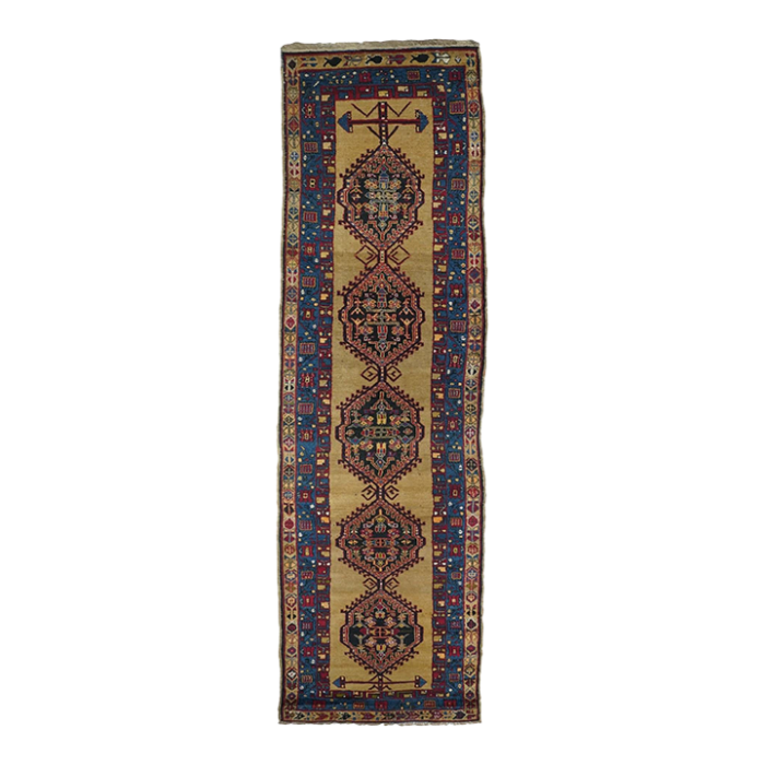 antique bakshayesh rug 36 x 143 2814