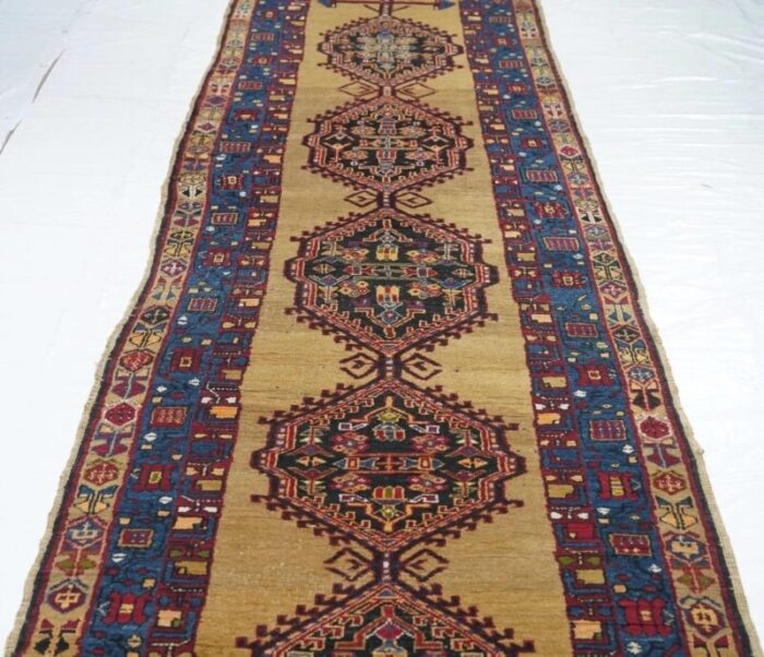 antique bakshayesh rug 36 x 143 7457