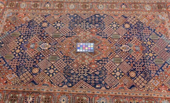 antique dabir kashan rug 42 x 65 4034