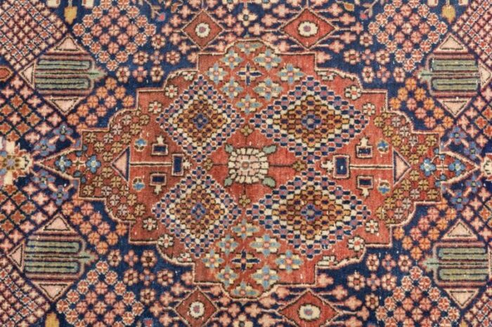 antique dabir kashan rug 42 x 65 7495