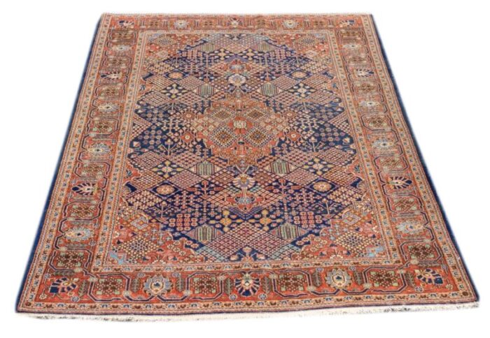 antique dabir kashan rug 42 x 65 9172