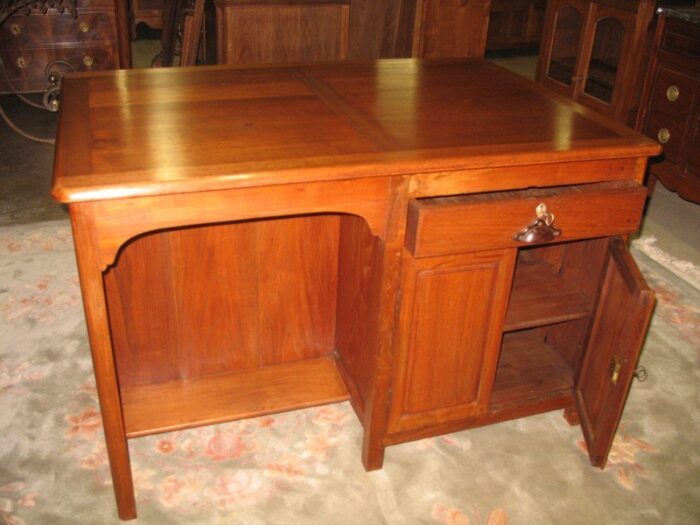 antique double face desk 2