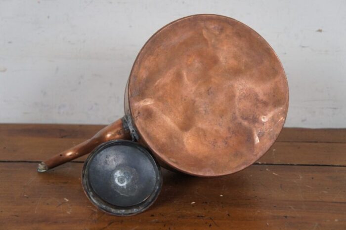 antique english george iii copper gooseneck bird spout coffee tea kettle 1623