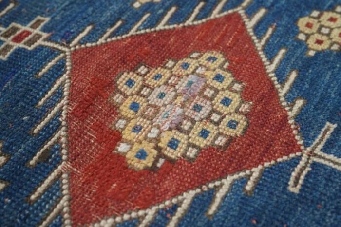 antique fachralo kazak rug 34 x 39 2376