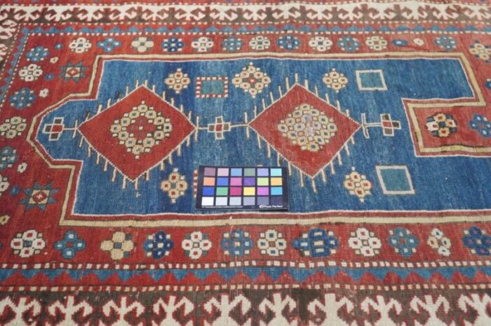 antique fachralo kazak rug 34 x 39 5743