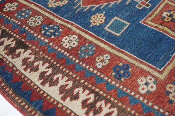 antique fachralo kazak rug 34 x 39 8800