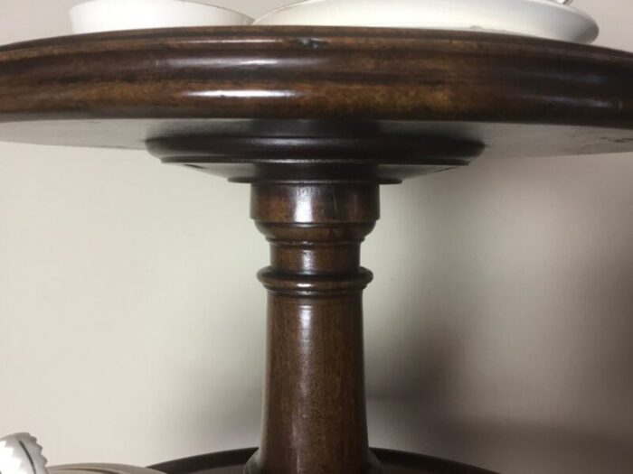 antique georgian mahogany trolley 11