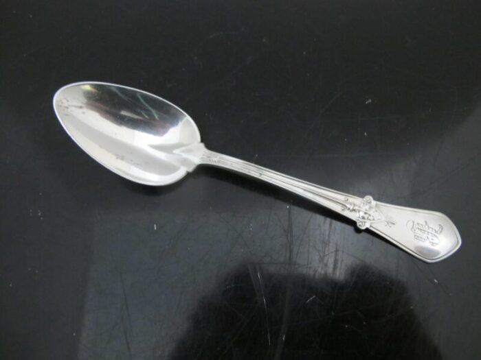 antique gorham sterling silver swiss 1870 citrus 5 34 spoon set of 10 7052