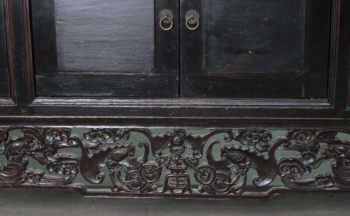 antique hand carved chinese sideboard 3033