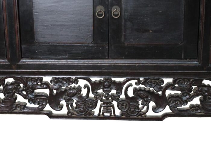 antique hand carved chinese sideboard 9601