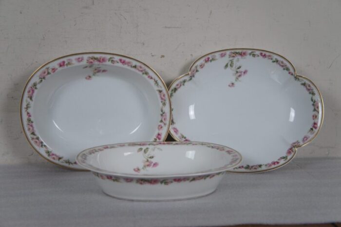 antique haviland and co limoges 106 piece amstel schleiger 497a dinner service china 2916