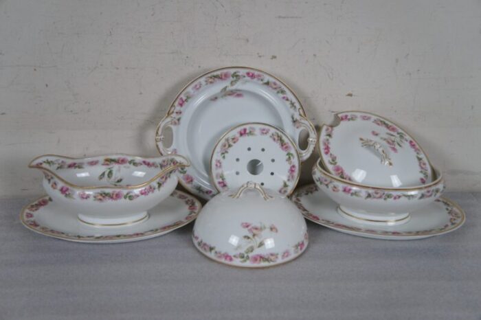 antique haviland and co limoges 106 piece amstel schleiger 497a dinner service china 3035