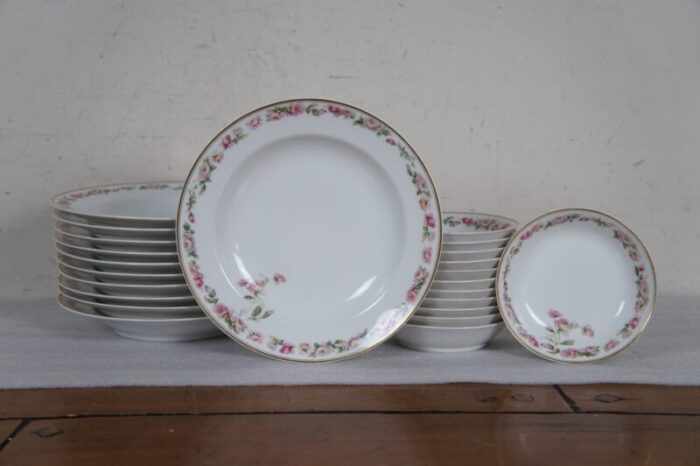 antique haviland and co limoges 106 piece amstel schleiger 497a dinner service china 5425