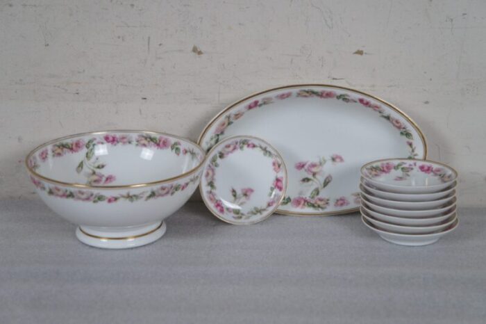 antique haviland and co limoges 106 piece amstel schleiger 497a dinner service china 9112